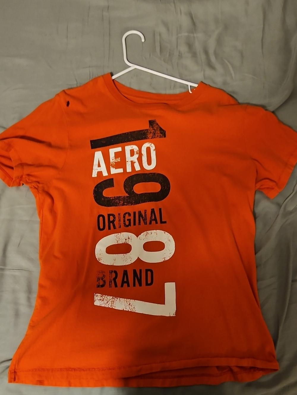 Bright Orange Graphic Tee